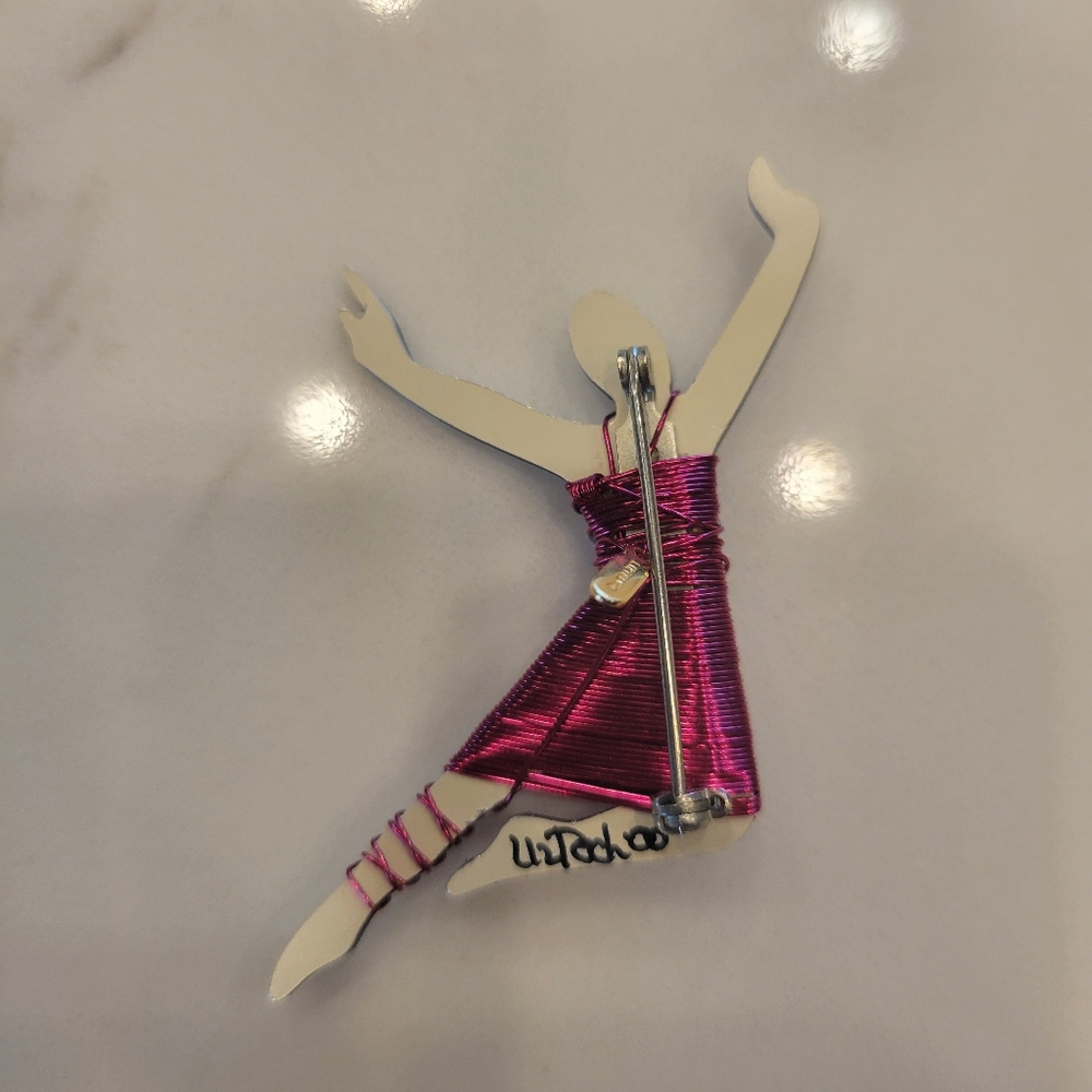 Dancing Woman Pin - Picture 2 of 2